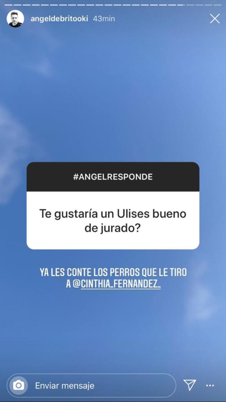 Ángel de Brito reveló qué popular figura intentó conquistar a Cinthia Fernández: "Le tiró los perros"