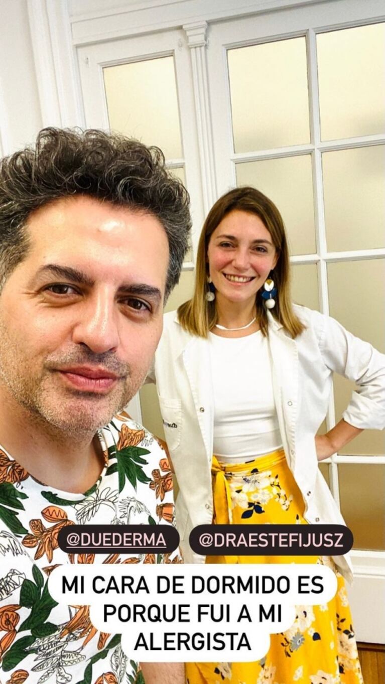 Ángel de Brito se hizo un test para saber a qué es alérgico y compartió su sorpresa: "¡Son un asco los ácaros!"