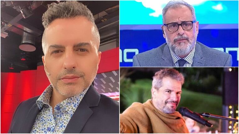 Ángel de Brito se metió en la pelea de Jorge Rial y Patricio Giménez (Fotos: Instagram y Web)