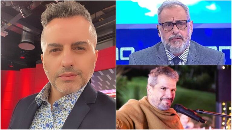 Ángel de Brito se metió en la pelea de Jorge Rial y Patricio Giménez (Fotos: Instagram y Web)