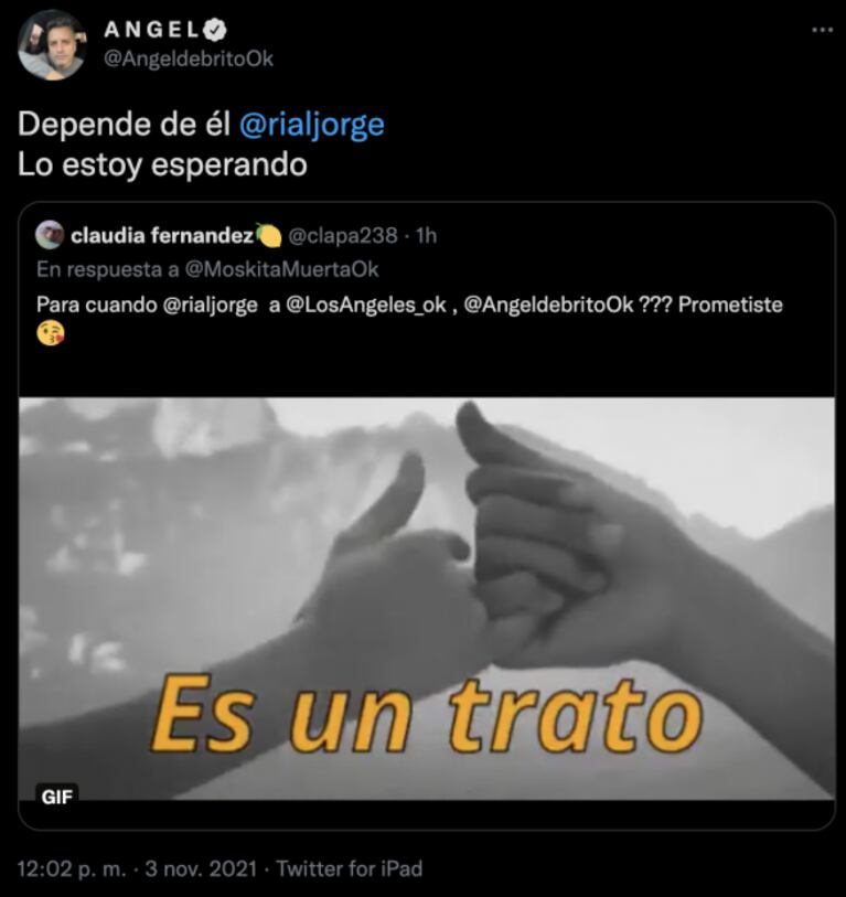 Ángel de Brito sorprendió al hablar de la posibilidad de que Jorge Rial visite LAM: "Depende de él"