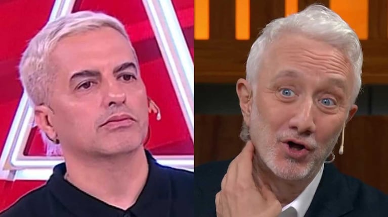 Ángel de Brito y Andy Kusnetzoff (Fotos: capturas América TV y Telefe)