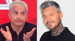 Ángel de Brito y Marcelo Tinelli (Foto: capturas de América).