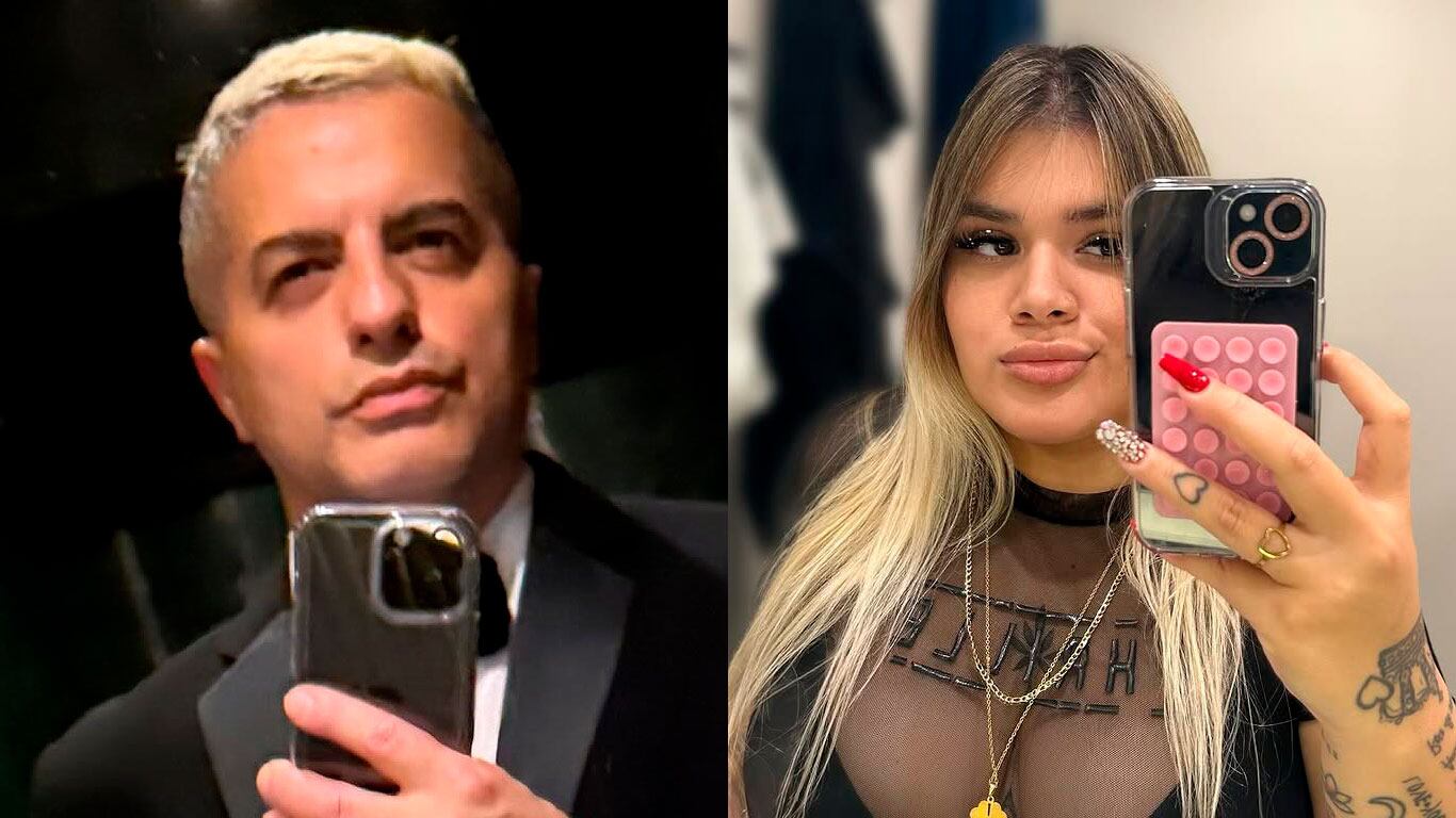 Ángel de Brito y Morena Rial.