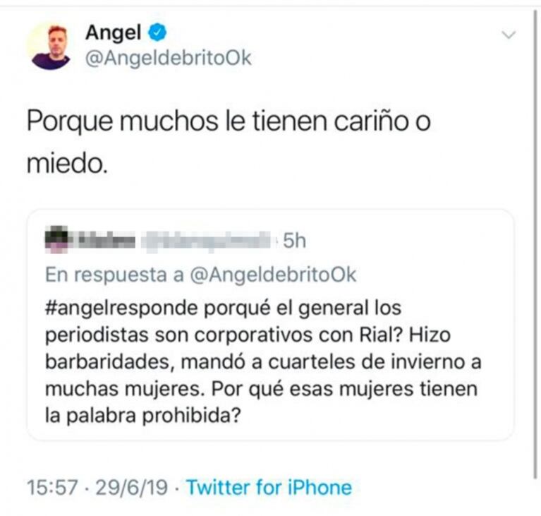 Ángel de Brito y una filosa reflexión sobre por qué muchos periodistas no critican a Jorge Rial