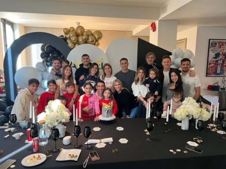 Ángel Di María festejó su cumpleaños con Lionel Messi y Antonela Roccuzzo: no estuvieron Wanda Nara ni Icardi