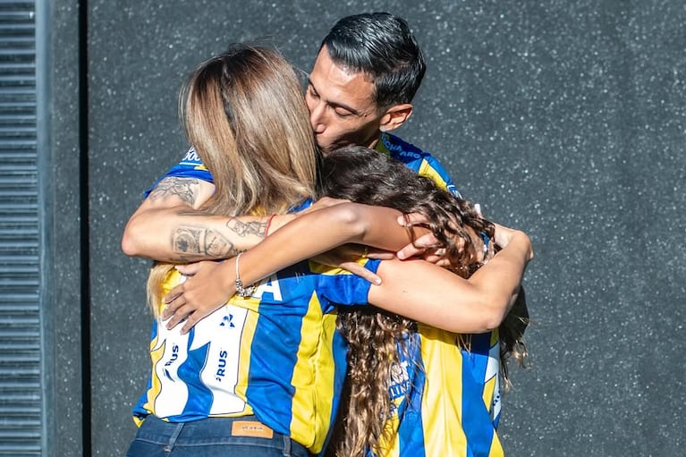 Ángel Di María y su familia regresan a Rosario (Foto: IG @ jorgelinacardoso26)