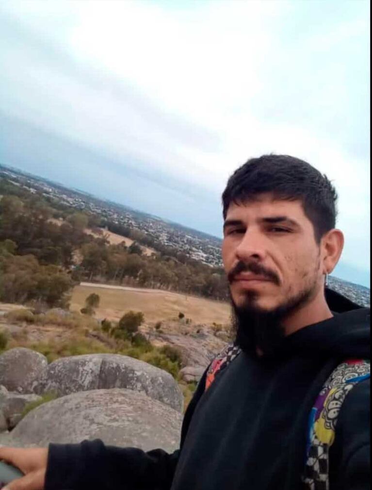 Angel Gutiérrez, principal sospechoso del femicidio de Débora Bulacio (Foto: captura TN)