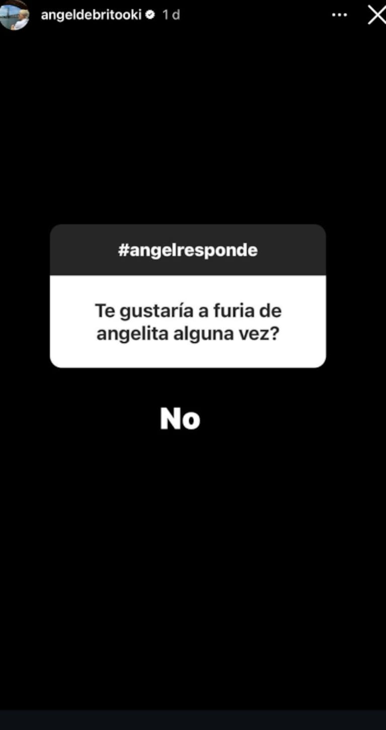 Ángel no sueña con que Furia se convierta en "angelita".