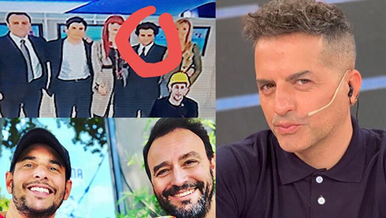 Ángel se refirió con picardía a una foto retro con Adrián y Rodrigo.