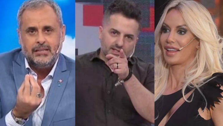 Ángel trató a Jorge y Luciana de "caraduras".
