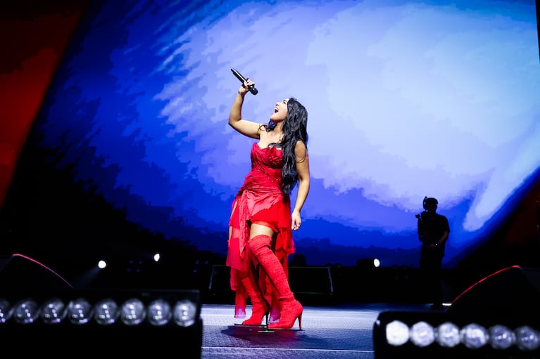 Ángela Leiva conquistó el Movistar Arena con una voz arrolladora (Foto de prensa)