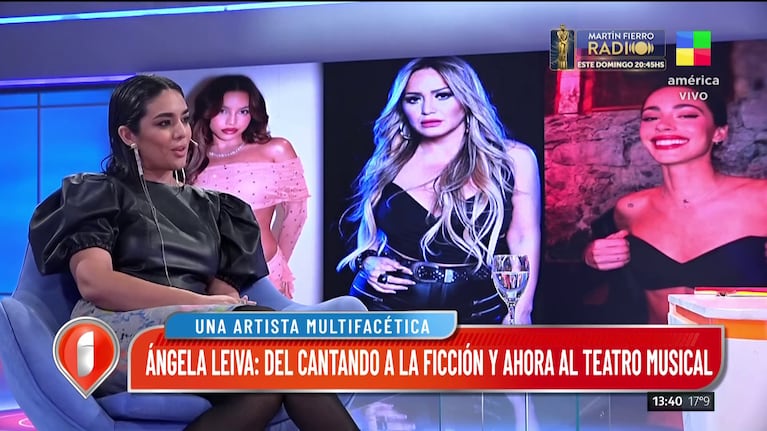 Ángela Leiva en Intrusos.