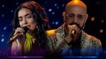 Ángela Leiva y Abel Pintos cantando Oncemil.  Crédito: El Trece