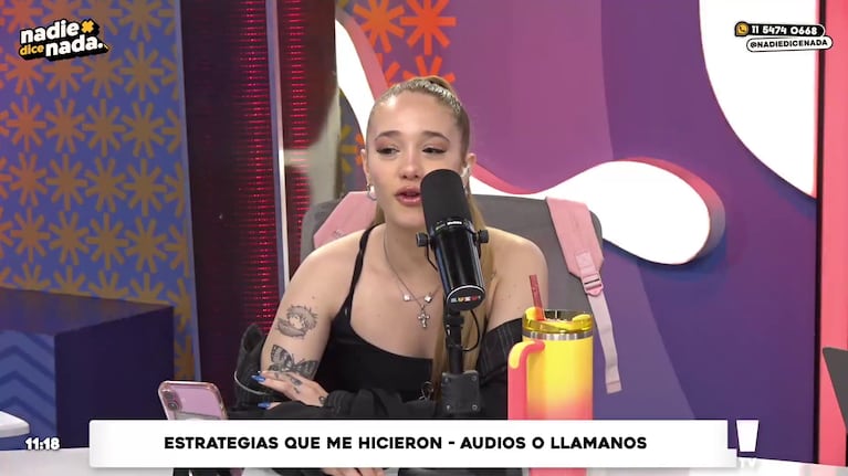 Ángela Torres en Nadie Dice Nara (Foto: captura de Luzu TV).