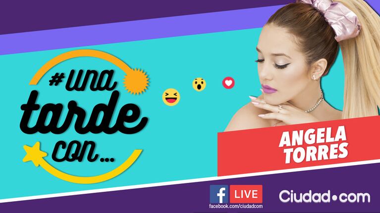 Ángela Torres, invitada 127 de #UnaTardeCon por Facebook LIve.