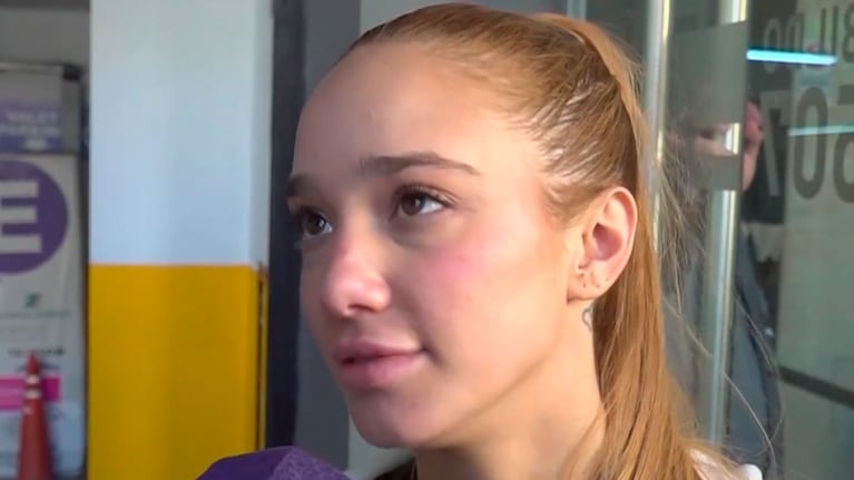 Ángela Torres le hizo la cruz a Maia Reficco, la novia de Franco Colapinto (captura de eltrece)