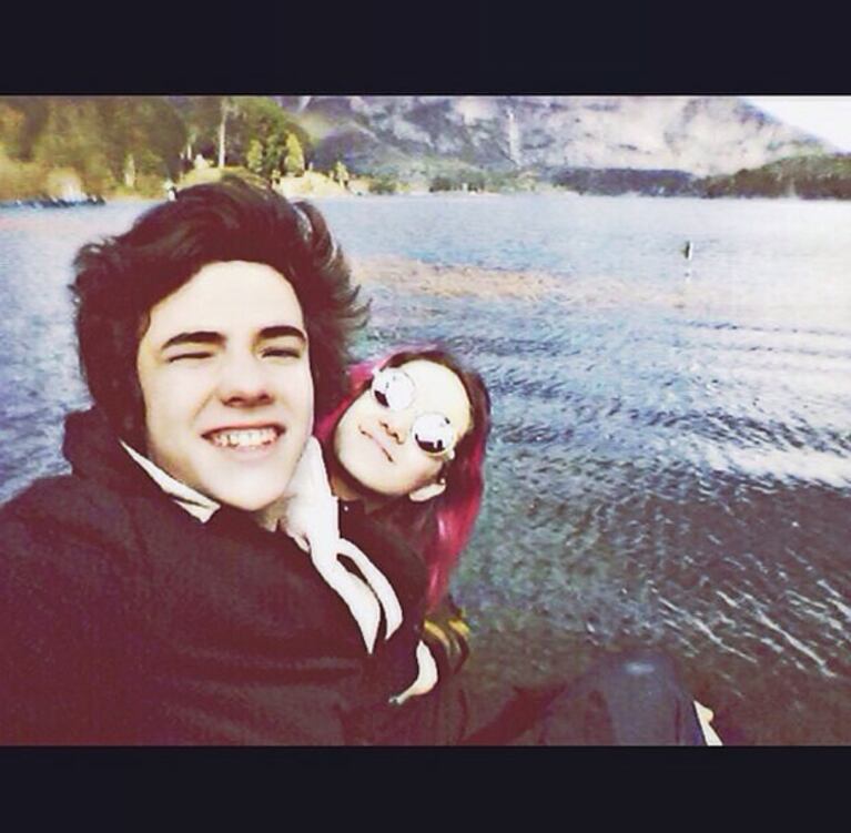 Angela Torres y Tato Quattordio en Bariloche. (Foto: Instagram)