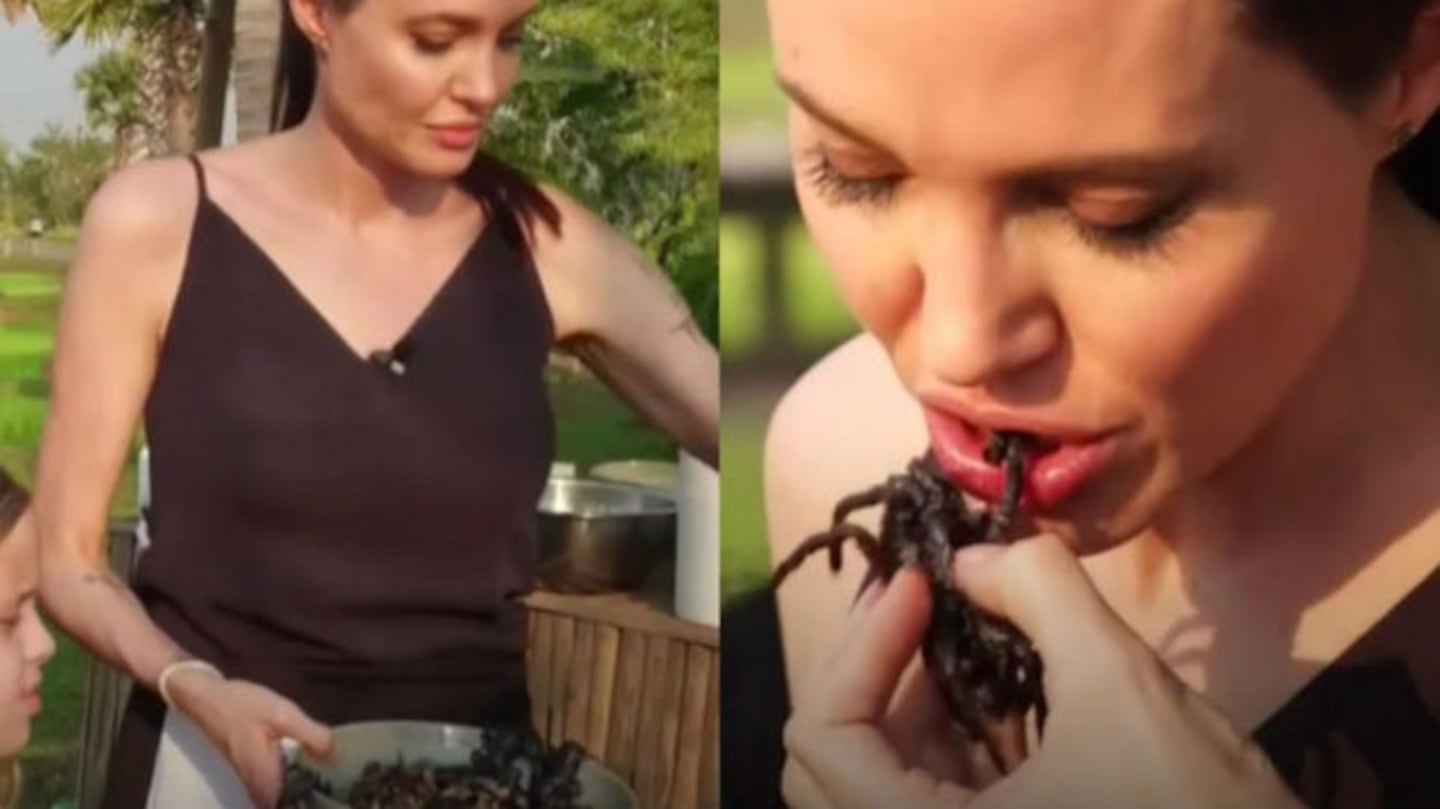 Angelina Jolie tiene gustos extravagantes a la hora de comer