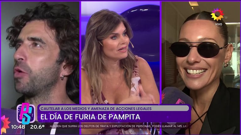 Angie Balbiani alertó a Pampita de los dichos de Martín Salwe (Foto: captura de eltrece).