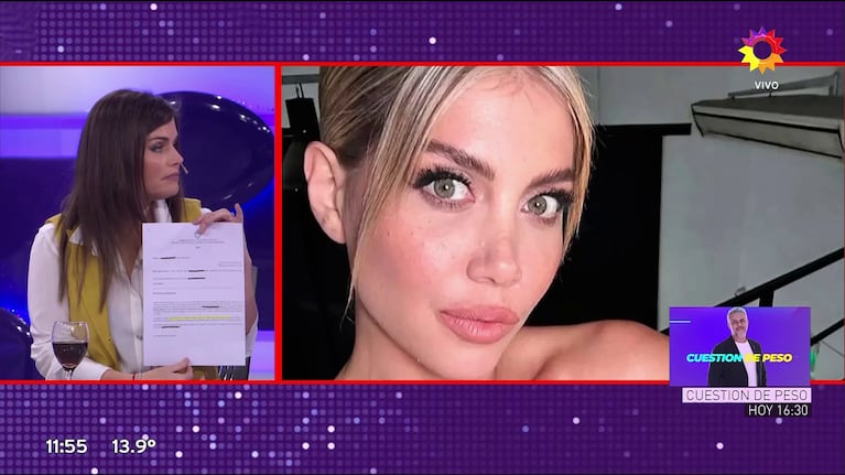 Angie Balbiani contó las novedades de la causa de la restitución de las hijas de Wanda Nara y Mauro Icardi a Turquía (Foto: captura de eltrece).