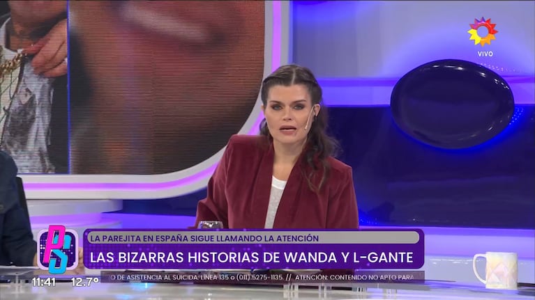 Angie Balbiani en Puro Show (Foto: captura de eltrece).