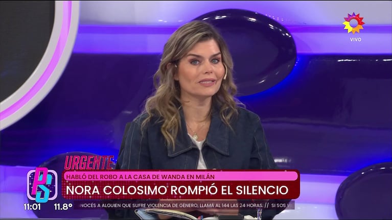 Angie Balbiani habló del caso de Mauro Icardi y sus hijas con Wanda Nara (Foto: captura de eltrece).