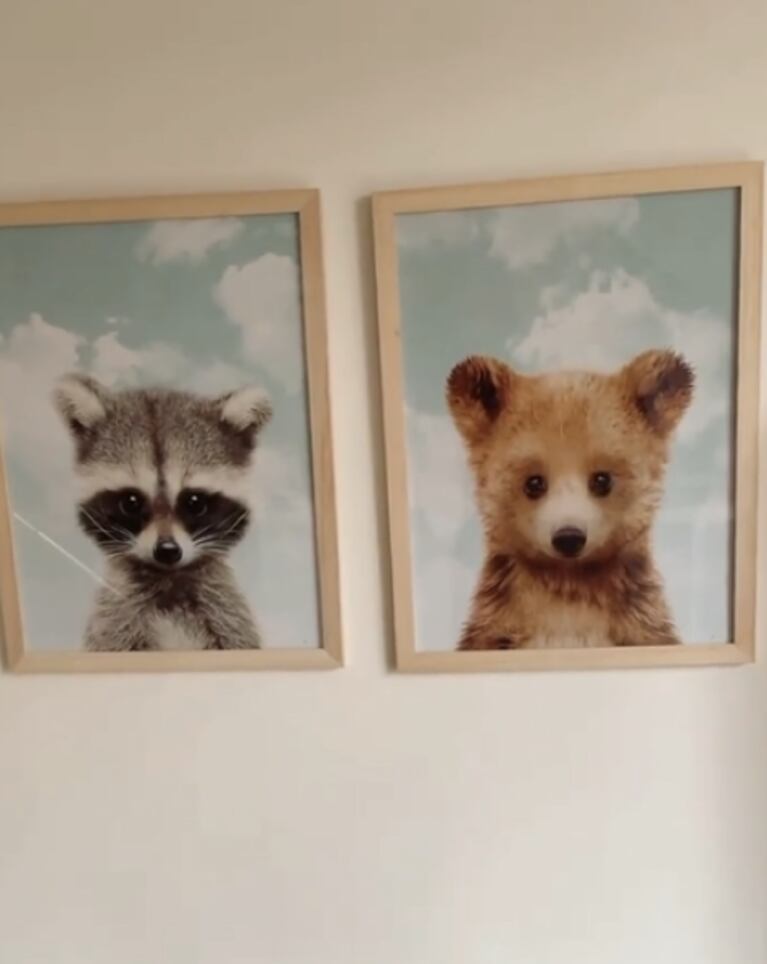 Angie Balbiani mostró cómo decoró el cuarto de su bebé en camino: colores pasteles y animalitos por doquier