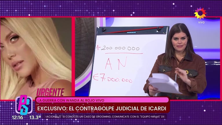 Angie Balbiani sobre Wanda Nara.