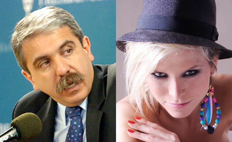 Aníbal Fernández y Jazmín de Grazia se cruzaron en Twitter (Foto: Web). 