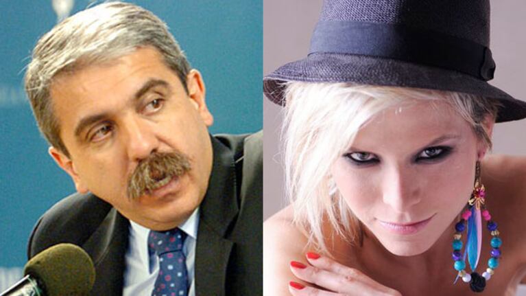 Aníbal Fernández y Jazmín de Grazia se cruzaron en Twitter (Foto: Web).