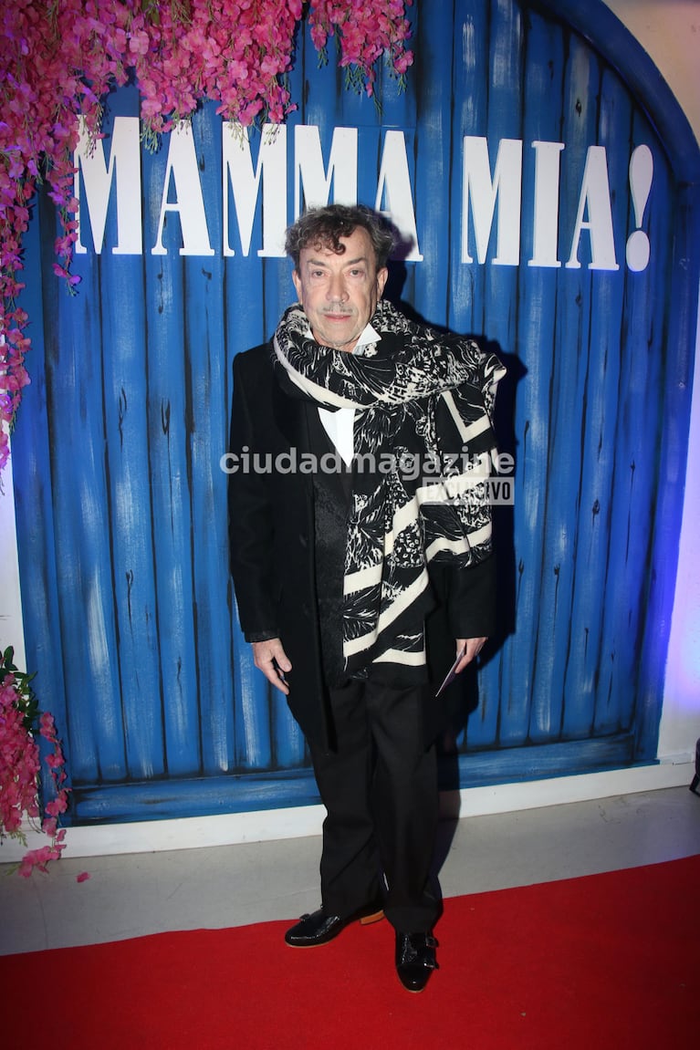 Aníbal Pachano en el estreno de Mamma Mia (Foto: Movilpress).