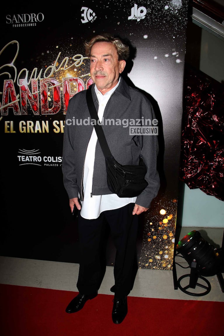 Aníbal Pachano en el musical de Sandro (Foto: Movilpress).