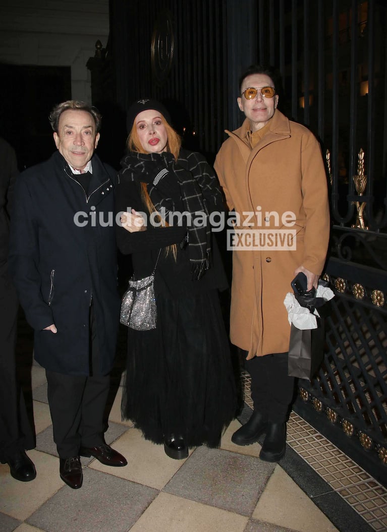 Aníbal Pachano, Nacha Guevara y Marcelo Polino (Foto: Movilpress)
