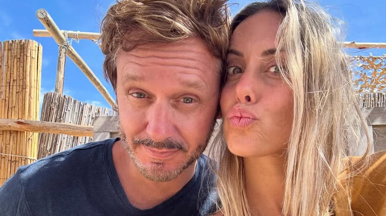 Anita Espasandin y Benjamín Vicuña. Foto: Instagram anita.espasandin