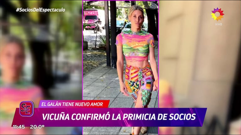 Anita, la novia de Benjamín Vicuña (Foto: captura de Socios del Espectáculo).