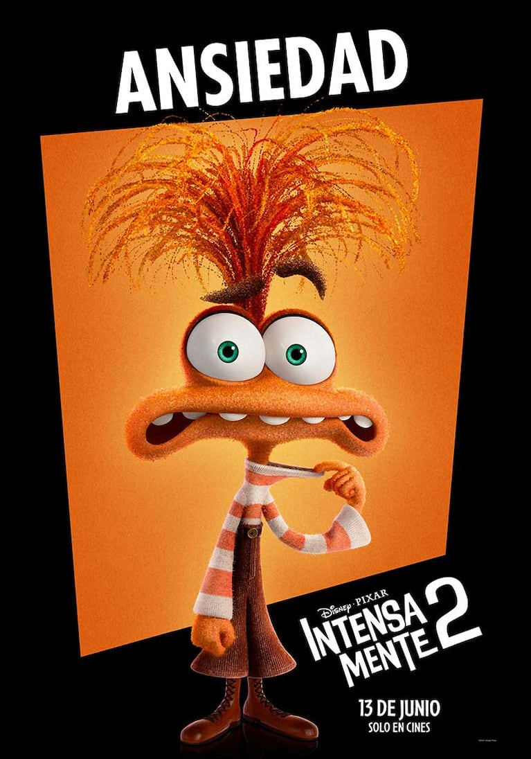 Ansiedad en Intensa-mente 2 (Foto: gentileza Disney-Pixar)