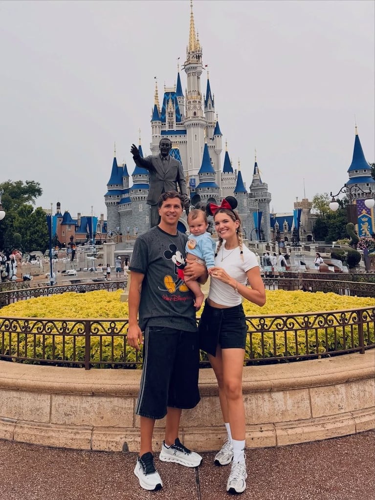 Antes del susto en Miami, la familia se dio un respiro en Walt Disney World, en Orlando. Fuente: Instagram @evabargiela