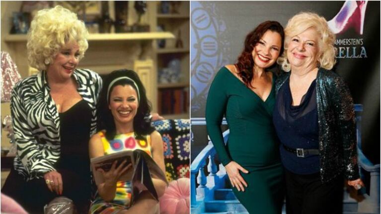 Antes y después de Fran Drescher y Renée Taylor. (Foto: Web)