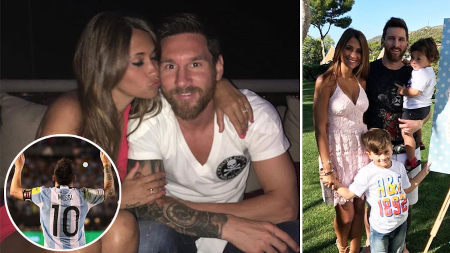 Antonela Roccuzo y su romántico mensaje a Lionel Messi.