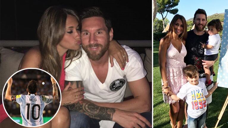 Antonela Roccuzo y su romántico mensaje a Lionel Messi.