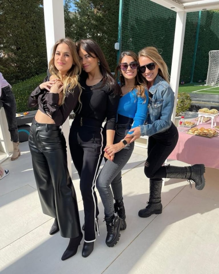 Antonela Roccuzzo festejó su cumpleaños con Lionel Messi y amigas: "Gracias por estar conmigo en todas"