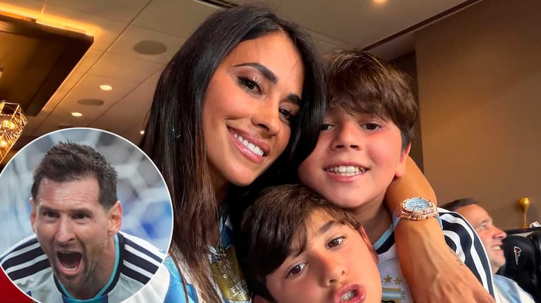 Antonela Roccuzzo le dejó un emotivo mensaje a para Messi después de la clasificación de Argentina (Foto: Instagram @antonelaroccuzzo y @leomessi)