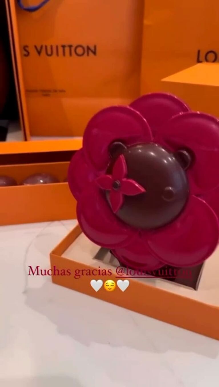 Antonela Roccuzzo mostró los huevos de chocolate de lujo con los que festejará la Pascua 
