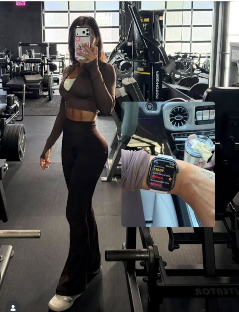 Antonela Roccuzzo muestra su look en redes sociales (Foto: Instagram/@antonelaroccuzzo).