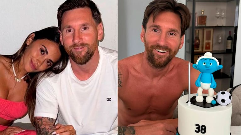 Antonela Roccuzzo saludó a Leo Messi por su cumpleaños (Fotos: Instagram).