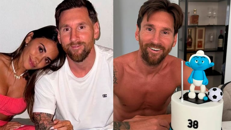 Antonela Roccuzzo saludó a Leo Messi por su cumpleaños (Fotos: Instagram).