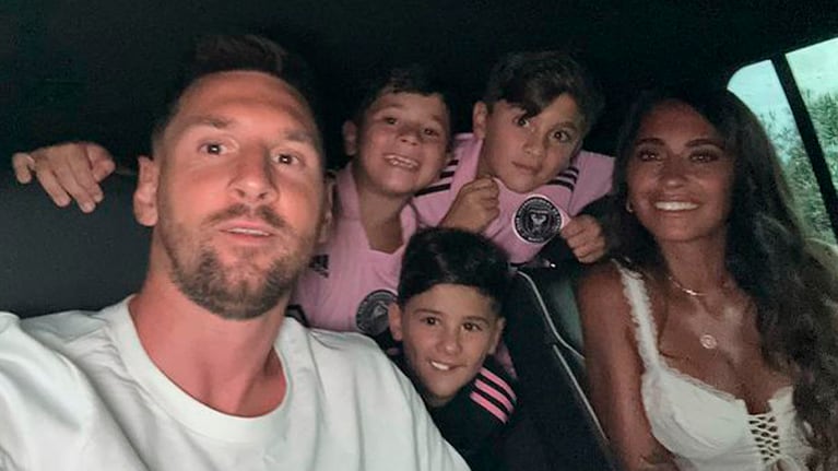 Antonela Roccuzzo se mostró en la playa y le dedicó un romántico mensaje a Messi