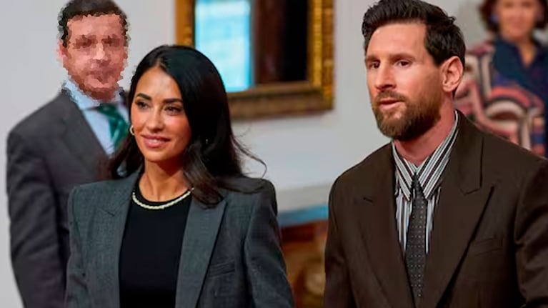 Antonela Roccuzzo y Lionel Messi en España (Foto: AP).