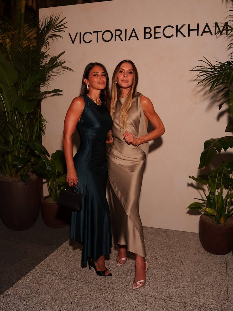 Antonela Roccuzzo y Victoria Beckham